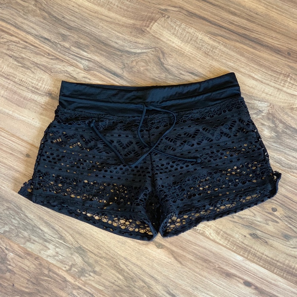 Heymiss Swim Skirts for Women Lace Crochet Skort
